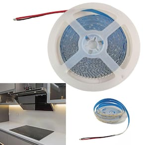 Fita Led 240 Leds 16W 3000K 5 Metros Decoraçao Sala Quarto Cozinha Iluminaçao Gesso Teto Rebaixado Sanca Estante Gamer