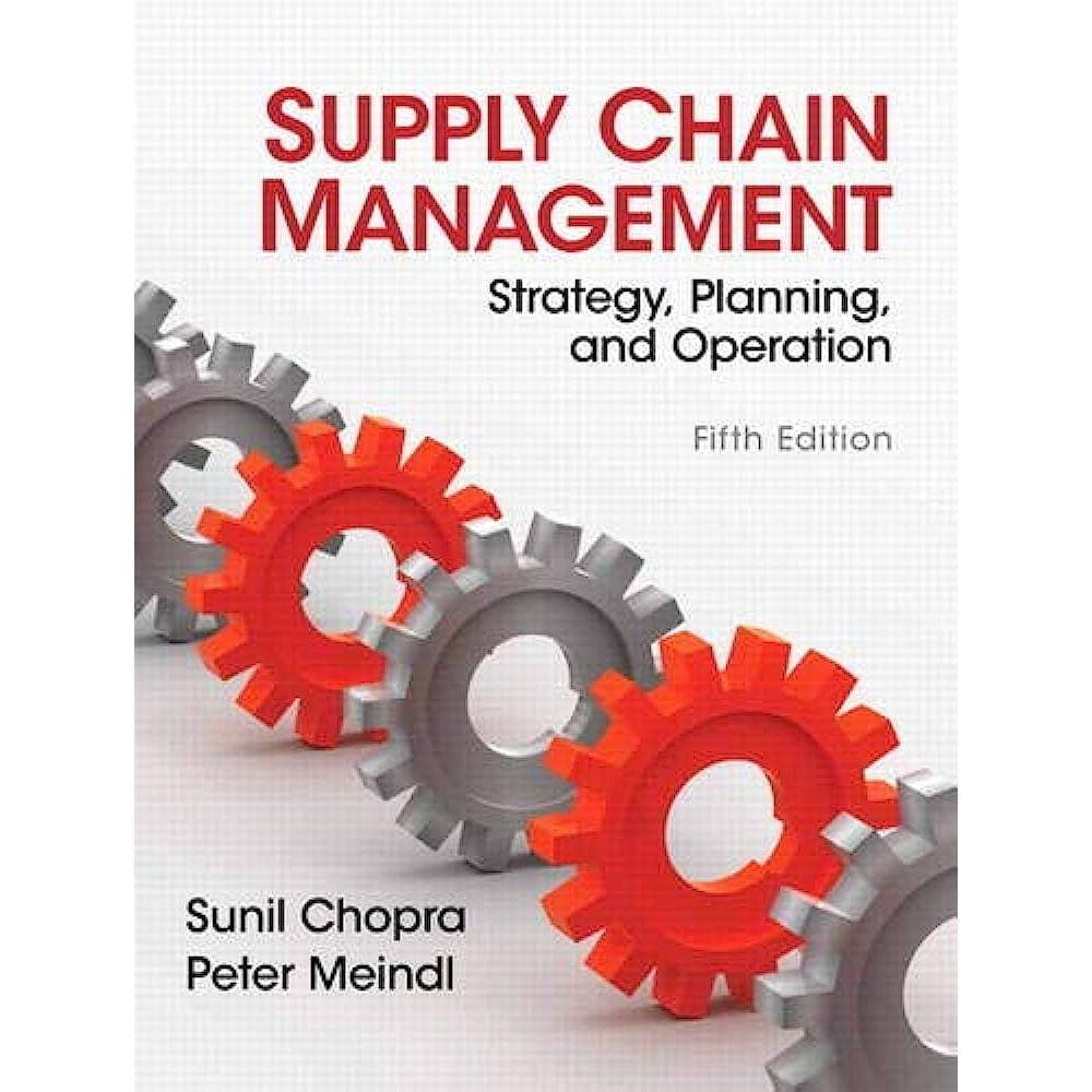 Supply Chain Management Strategy, Planning, And Operation
