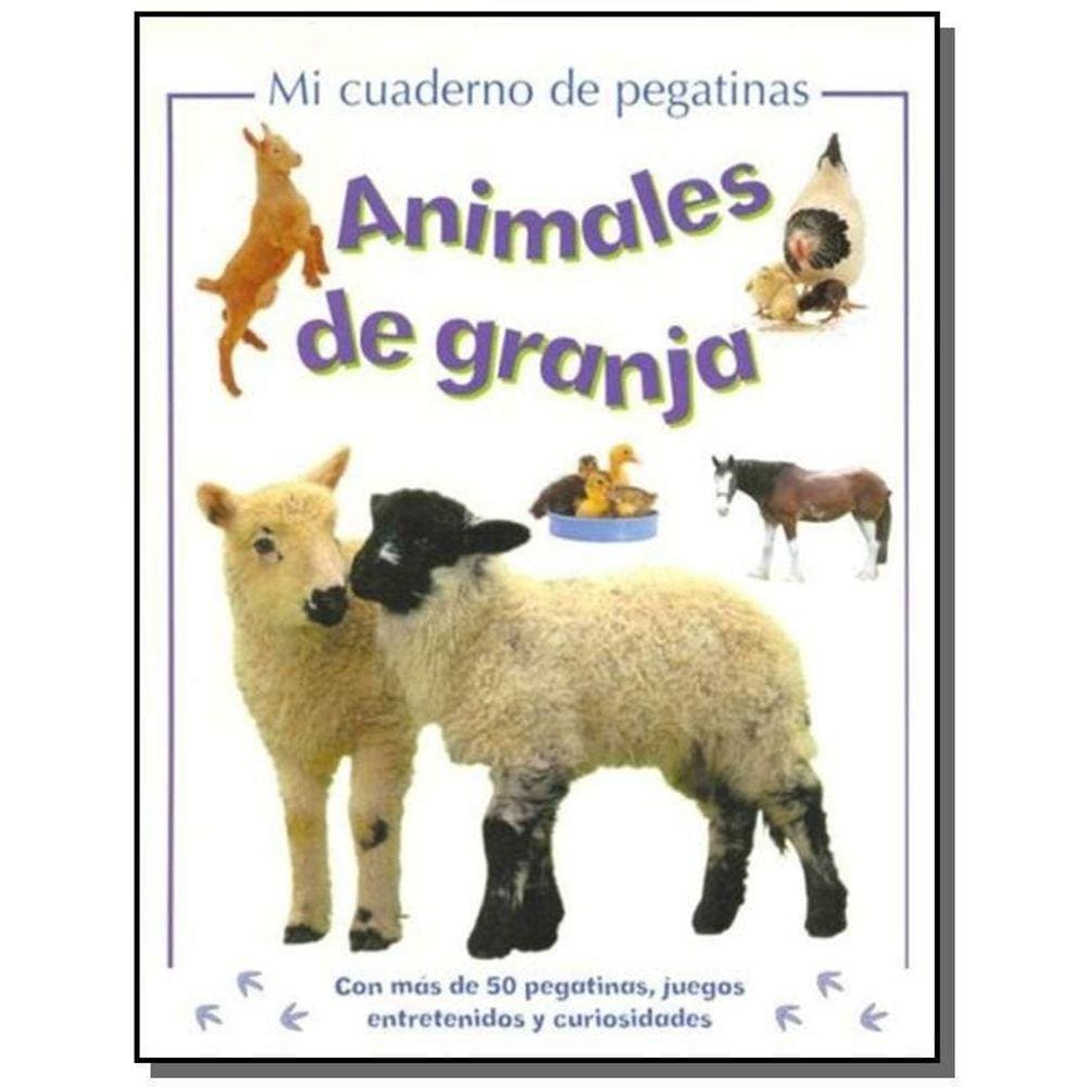 Mi Cuaderno De Pegatinas Animales De Granja