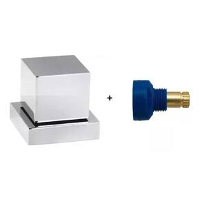 Acabamento P/ Registro Quadrado 3/4 Com Adaptador Fabrimar