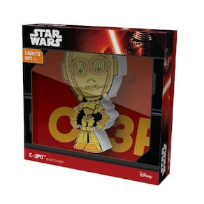 Mini Luminaria Star Wars C 3Po 3D Deco Light Fx