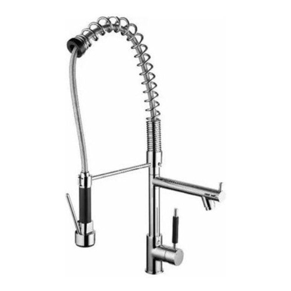 Torneira Monocomando Cozinha Gourmet C/ Spray Móvel - 70cm