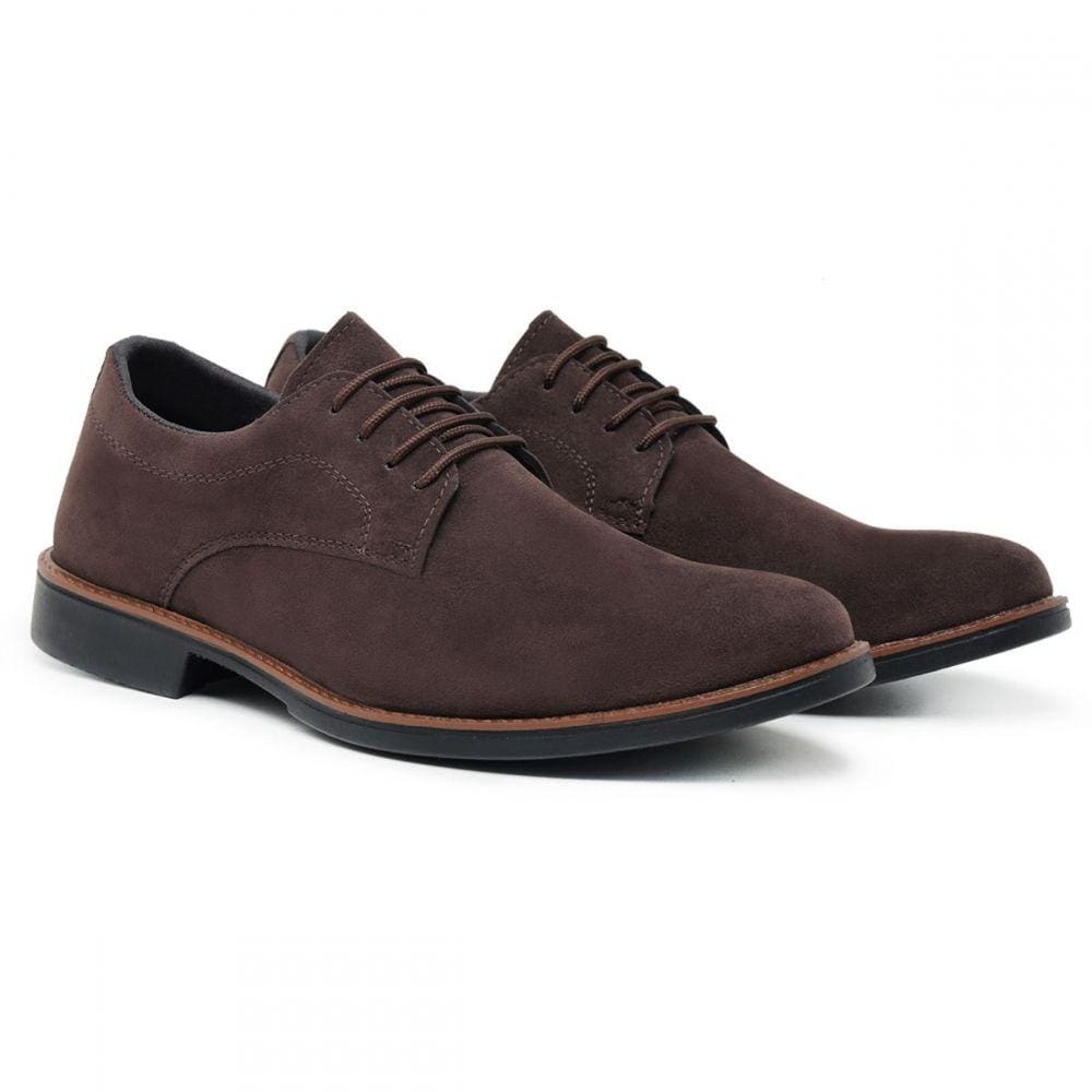 Sapato Oxford Casual em Camurça Amanda Block Super Estiloso