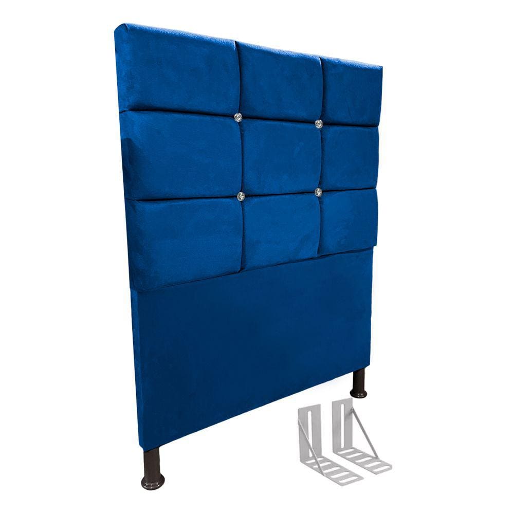 Cabeceira de Cama Box Solteiro + Frame 100cm Estofada Lari C