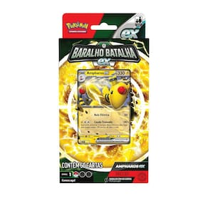 Pokémon Baralho De Batalha Ampharos Ex Com 60 Cartas - 290