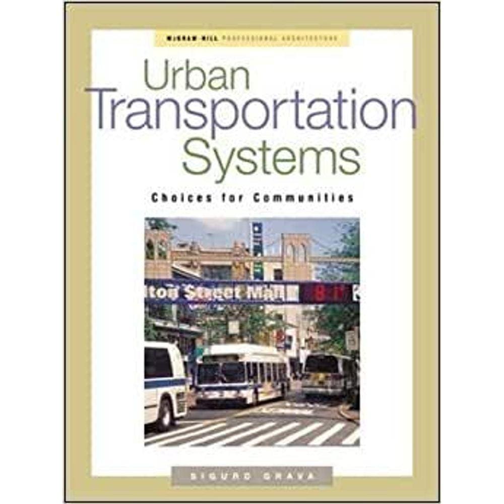 Urban Transportation Systems