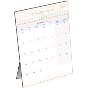 Calendário Planner de Mesa de Escritorio 12 Paginas Tilibra