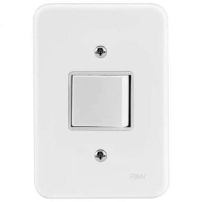 Conjunto Interruptor Intermediario 4x2 10a Radial Pollar