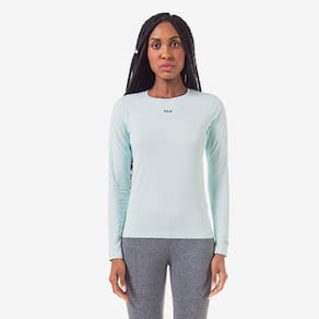 Camiseta Manga Longa Sun Protect Breezy Feminina Fila Ref:f12at519017