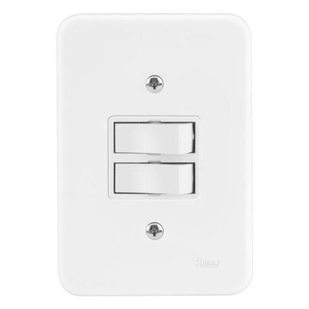 Conjunto Interruptor 1 Tecla Simples e 1 Paralela 10a Pollar