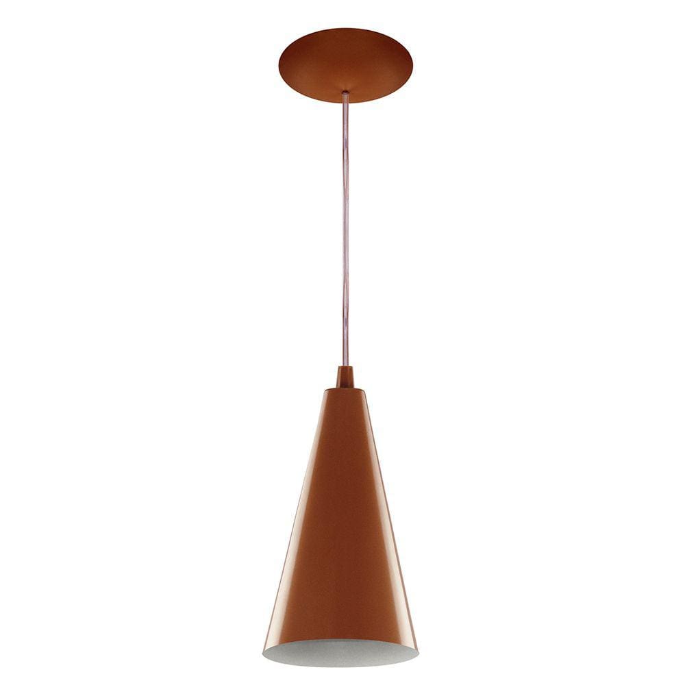 Pendente Cone Lowcost Aluminio Decoracao Cobre