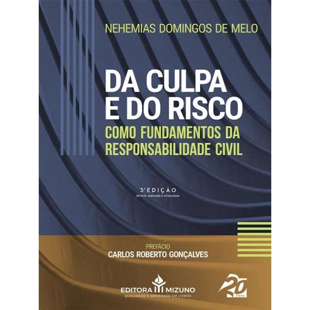 Da Culpa E Do Risco - Como Fundamentos Da Responsabilidade Civil - 2023