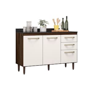 Balcão Doce 118cm com 02 Portas e 03 Gavetas