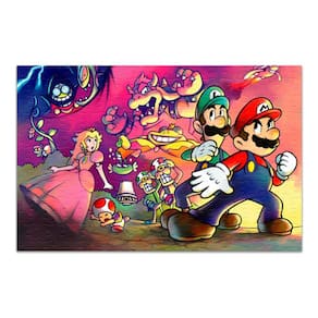 Quebra Cabeça Personalizado Mario e Luigi 120 Peças