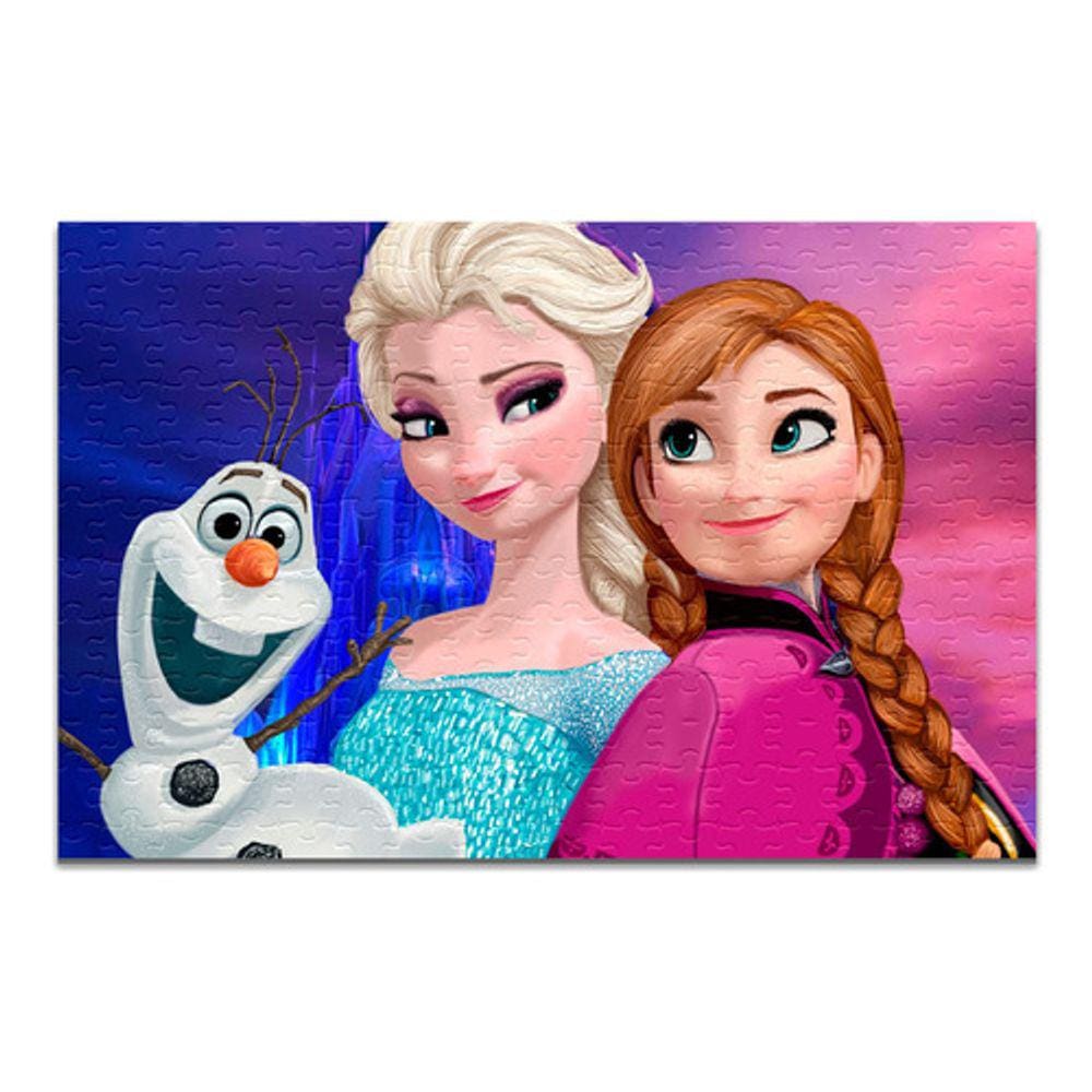 Quebra-cabeça Personalizado Frozen 120 Peças