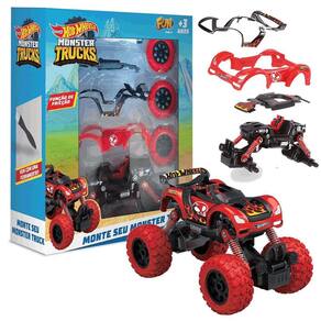 Hot Wheels Pista com veículo Monster Truck Sabretooth Showdown