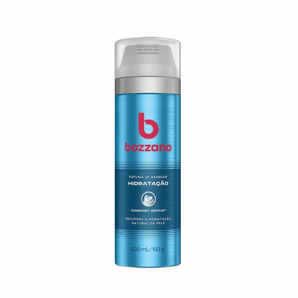 Espuma de Barbear Bozzano 200 Ml Hidrataçao