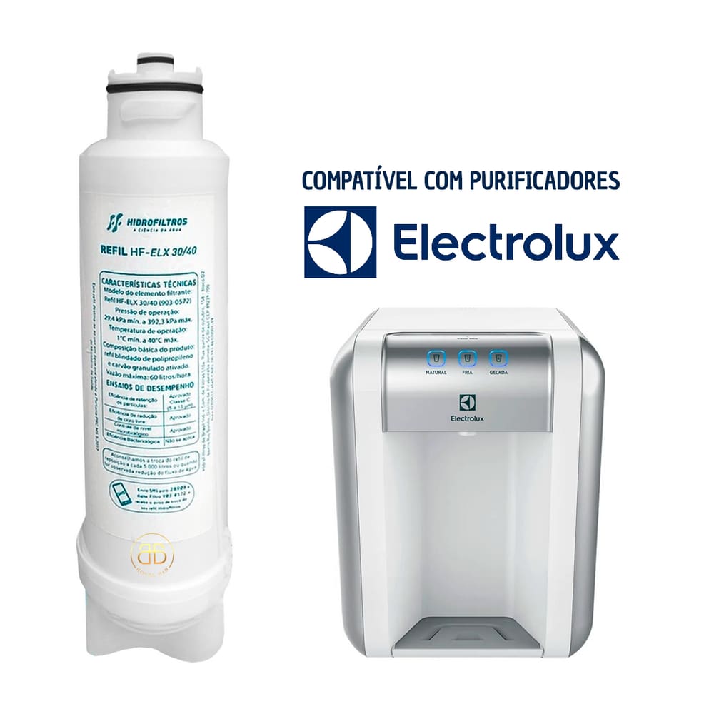 Refil Pe11b Pe11x Filtro Electrolux Linha Pe Pe11 Pappca40