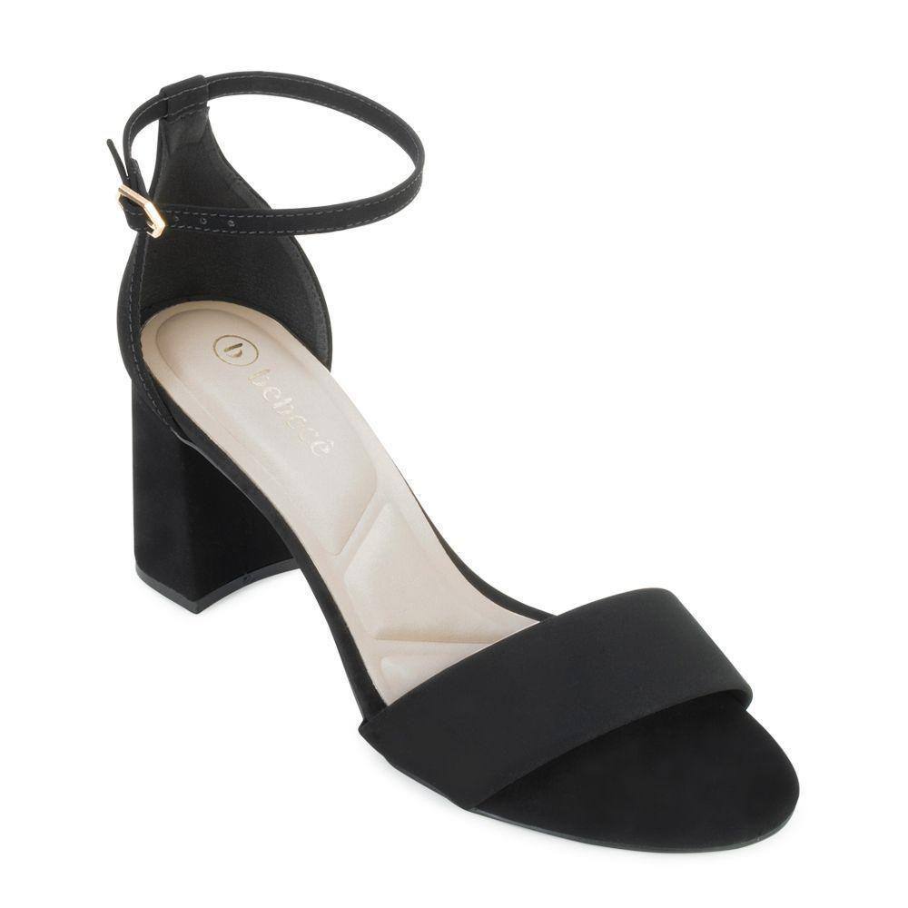 Sandália Salto Bebecê Nobuck BC23-T60251