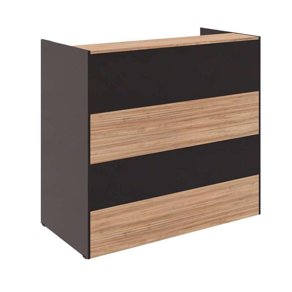 balcão ção ameixa e preto 120 cm