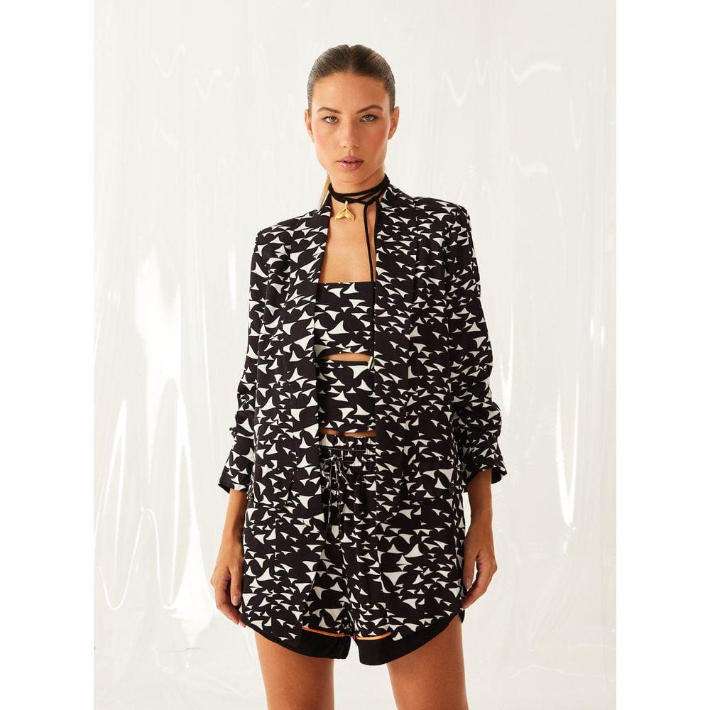 Blazer Alfaiataria Com Bolso Cluster OPEN FEMININO