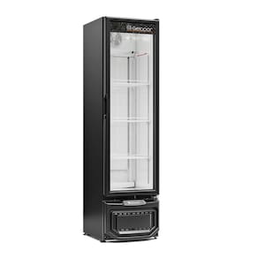 Refrigerador Expositor Vertical 228L Profissional Gelopar 127V 204W Preto