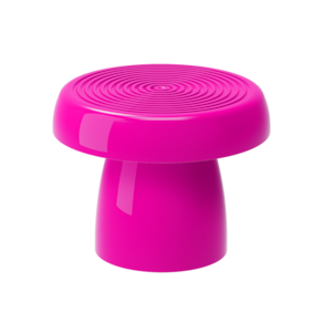 BANDEJA REDONDA ALEGRA 20 CM + PÉ (VASO) 15 CM - ROSA PINK - Produfest
