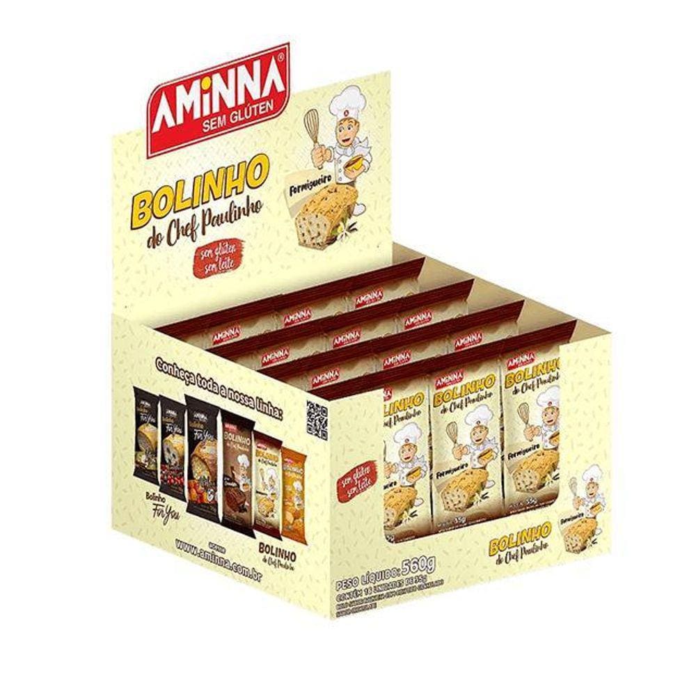 Bolinho Do Chef Paulinho Formigueiro 16X35G Aminna