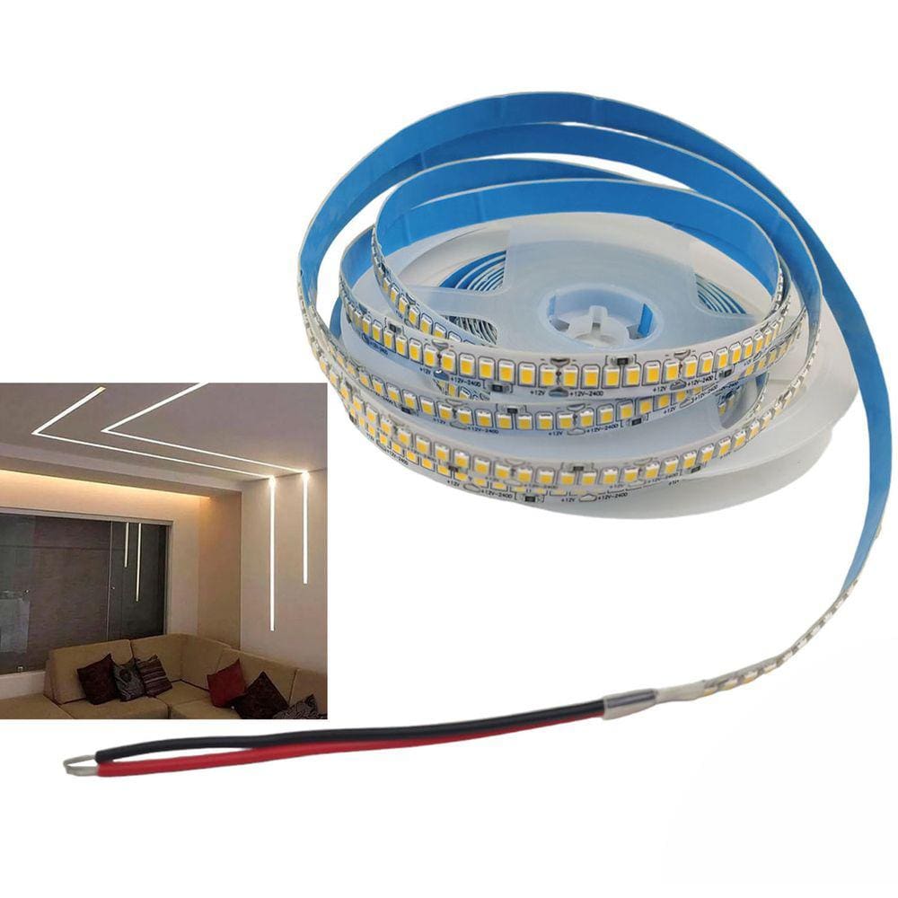 Fita Led 240Leds 16W 6500K Sala Quarto Gesso Sanca Teto Rebaixado Decoraçao Iluminaçao Ambiente Interno Externo