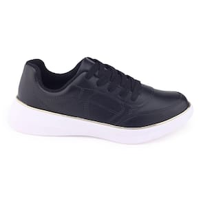Tênis fem Beira Rio 4306.204 Napa casual filete gold cadarço