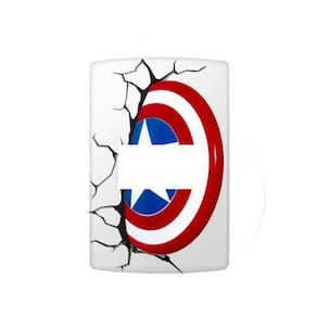 Adesivo Para Interruptor Escudo Capitão America