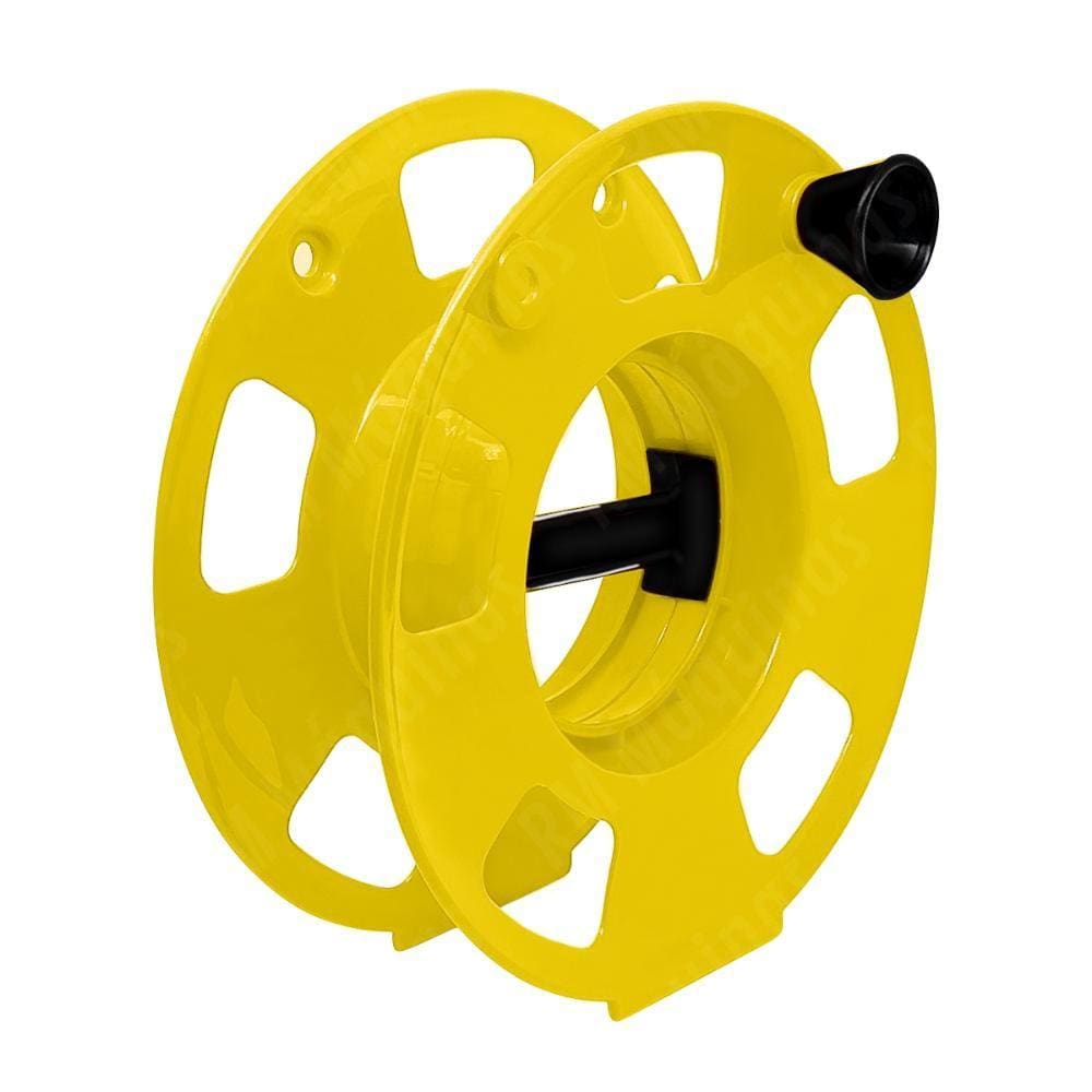 Carretel De Armazenamento Para Cabos e Extensões Elétricas Amarelo