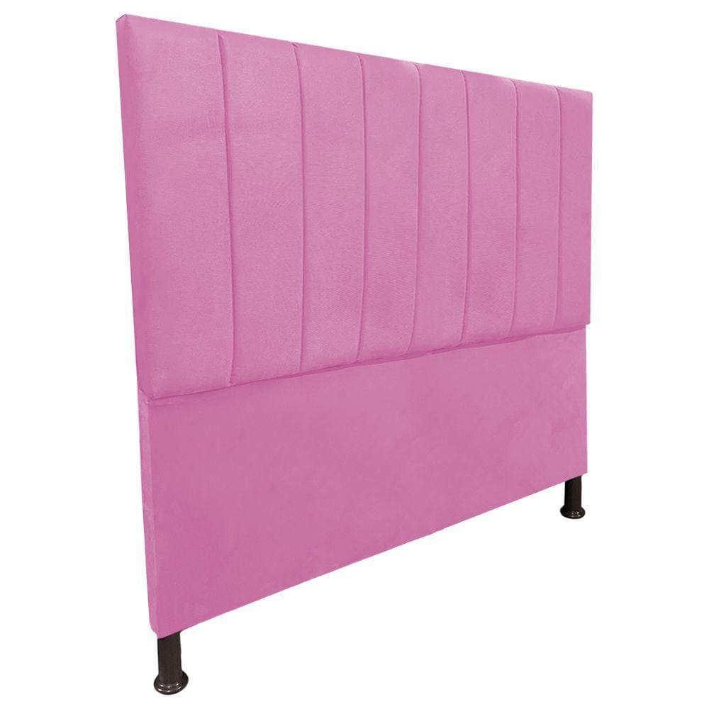 Cabeceira de Cama Box Casal Estofada Laura - Cores