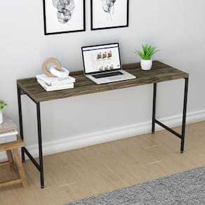 Escrivaninha Industrial 135cm Active Yescasa Carvalho Dark