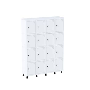 Armario Roupeiro 16 Portas Aço GRP 504/16 Branco