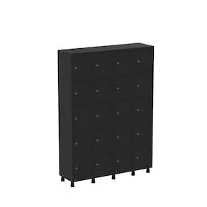 Armario Roupeiro 20 Portas Aço GRP 504/20 Preto
