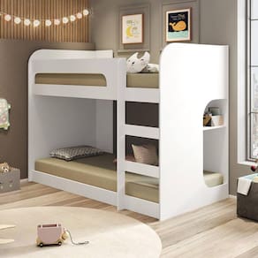 Beliche Montessoriano Baby Teen`s com 1 Prateleira Branco