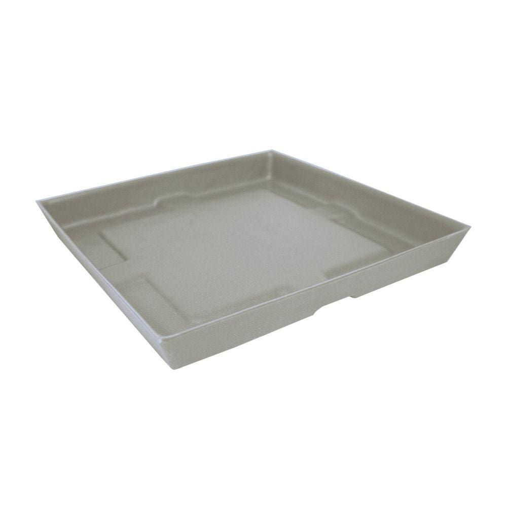 Prato para Vaso Quadrado Slim 23 Japi Cimento