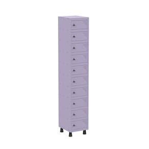 Armario Porta Objeto 10 Portas Aço APOP 501/10 Lilás