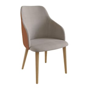 Cadeira para Sala de Jantar Anne Yescasa Bege/Caramelo