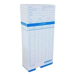 Cartão De Ponto Henry Vega Ceu Kp-10 Da Keypass - 500 Unid