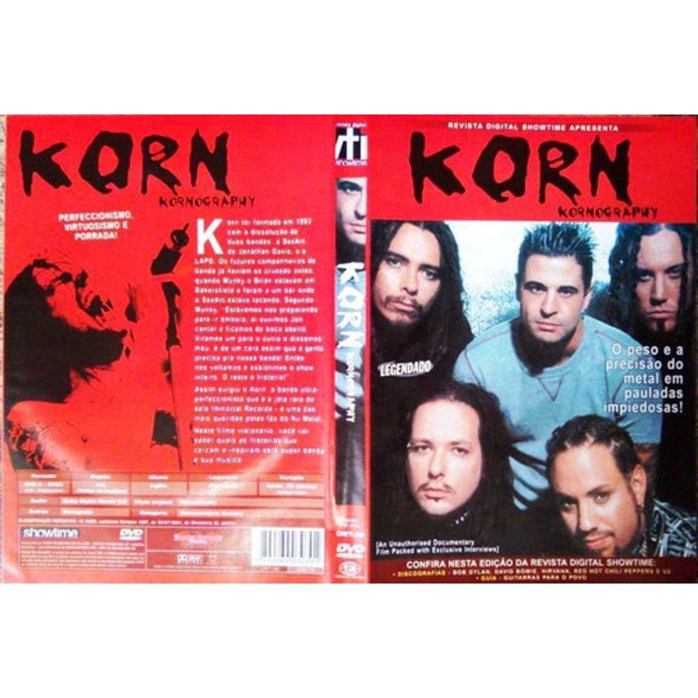 DvD Korn Kornography Documentário Usa Filmes