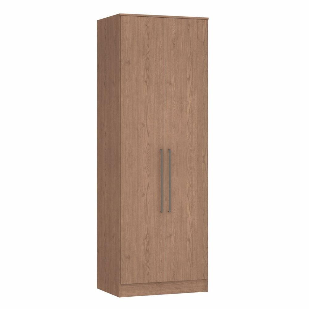 Guarda Roupa Modulado 2 Portas Requinte Móveis Castro Macadâmia