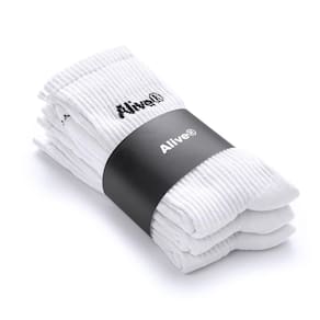Pac Meia Alive Logo Branco