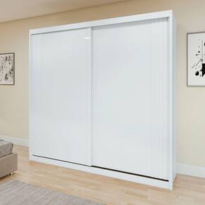 Guarda Roupas Casal 2 Portas 4 Gavetas Upper Yescasa Branco