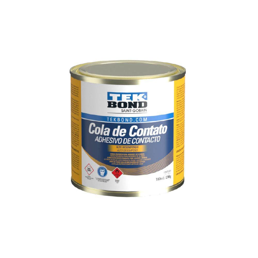 Cola Adesivo De Contato Alto Desempenho 200g Tek Bond