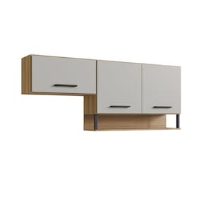 Armário Aéreo de Cozinha 3 Portas Supreme GraLar Teka/Off White
