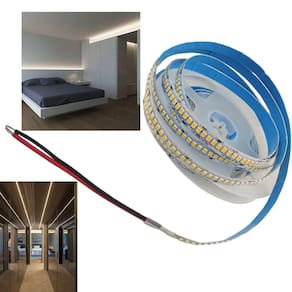 Fita Led 240 Leds 16W 4000k Sala Quarto Cozinha Gesso Sanca Iluminaçao Teto Rebaixado Estante Mesa Gamer
