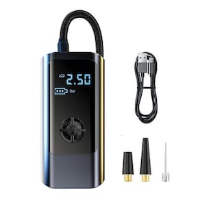 Mini Bomba Compressor Calibrador de ar portátil 12v 150 psi