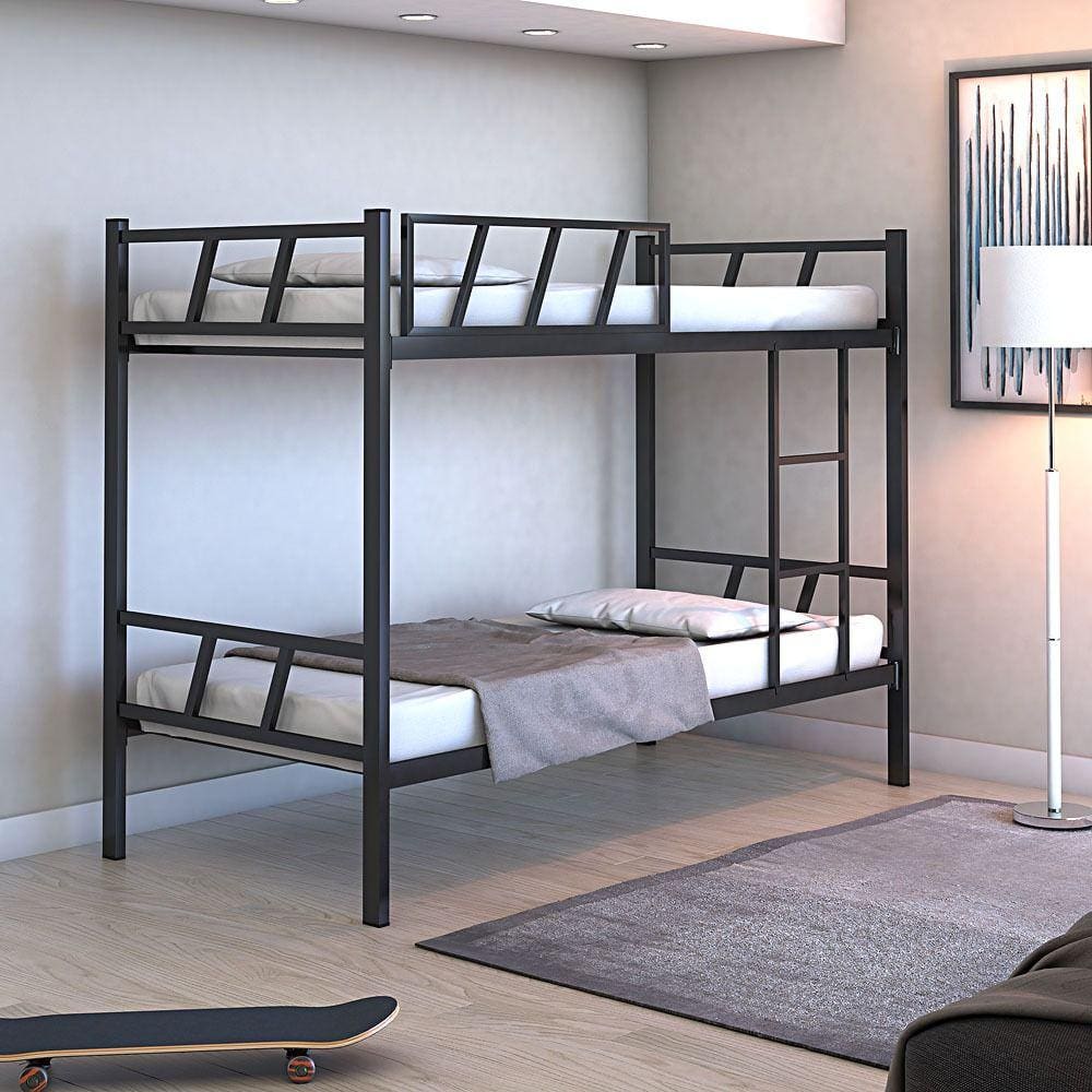 Cama Beliche Bruna Quarto Solteiro Estrutura De Ferro